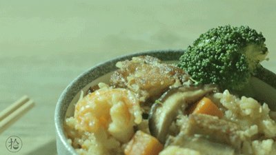 什锦排骨焖饭,完成！