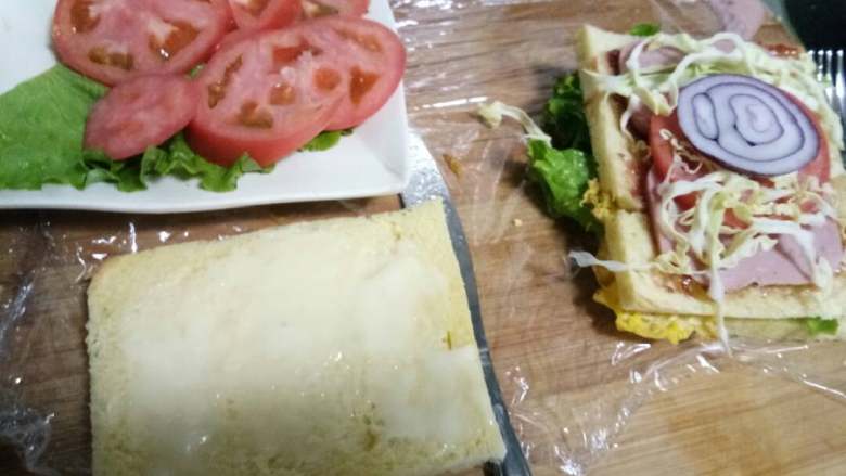火腿三明治,想学的私聊我