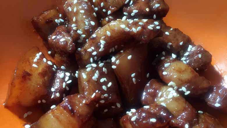 生炖五花肉＋#有个故事#