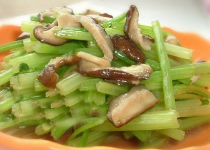 香菇芹菜丝