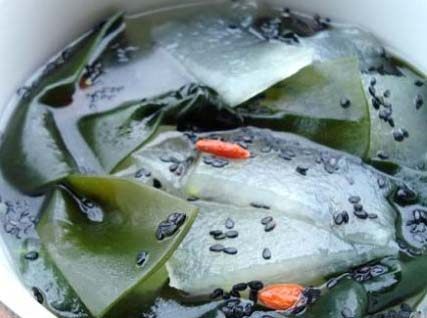 黑芝麻海带汤