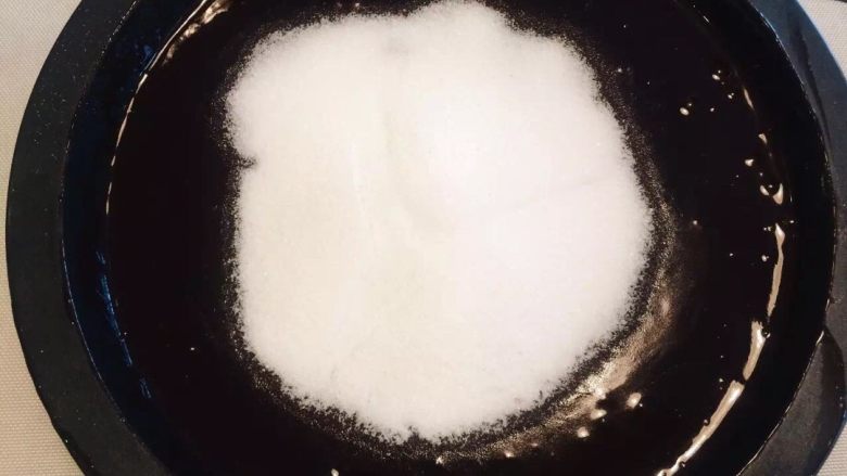 布朗尼,4.加糖 继续搅拌