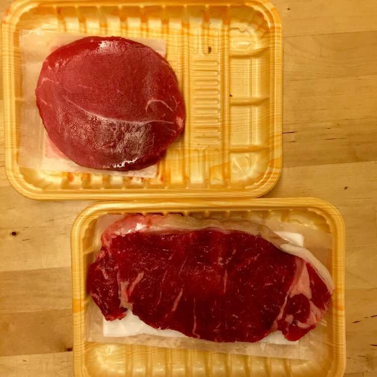 香煎牛排,精选上好牛排。