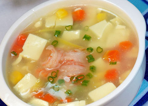 虾仁豆腐羹
