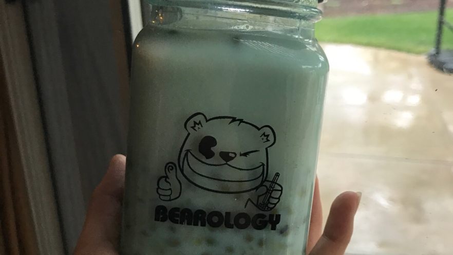 萌萌哒绿豆牛奶冰