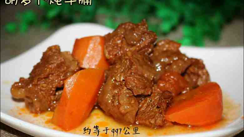 ≈胡萝卜炖牛腩≈