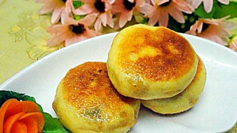 鸡蛋发面馅饼(平底锅版)