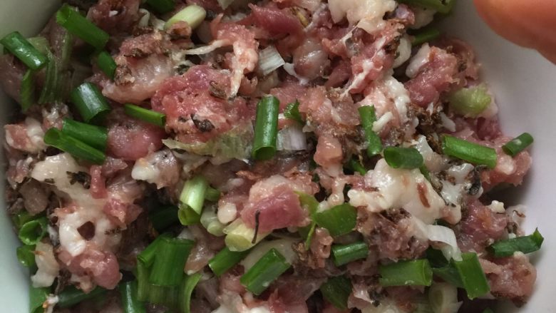 食在囧途-永康肉麦饼,放入葱花