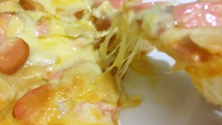 火腿披萨-一个专属于火腿的part🍕,看看这芝士,芝士控是忍不了的吧😋
