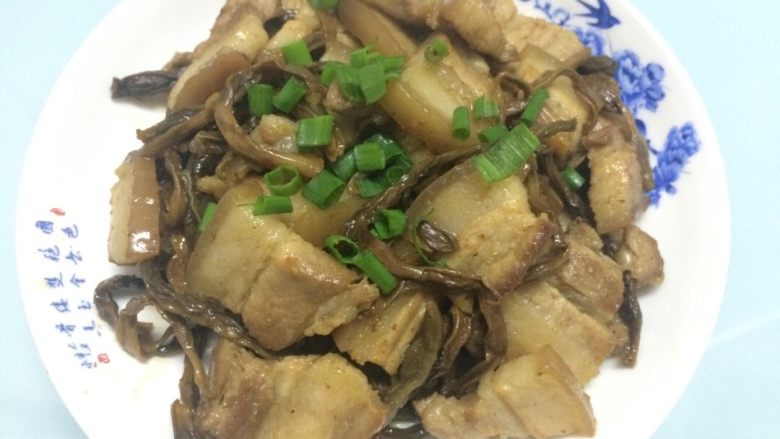 豆角干焖五花肉