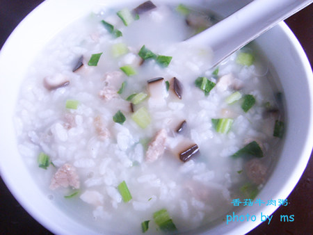 香菇牛肉粥 