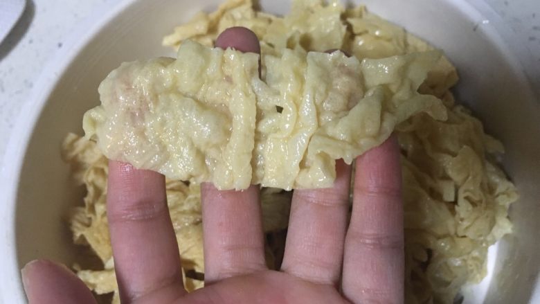 #年夜饭#炒豆皮,切成这样就可以了