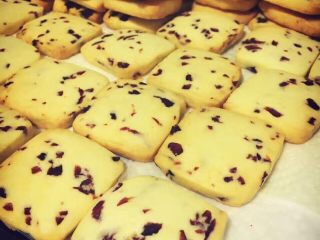 蔓越莓黄油曲奇饼