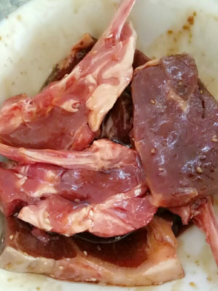 煎牛排,腌制