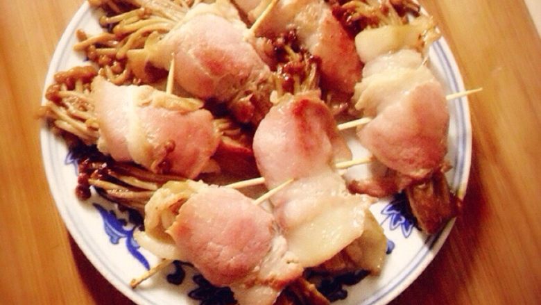 金针菇培根卷