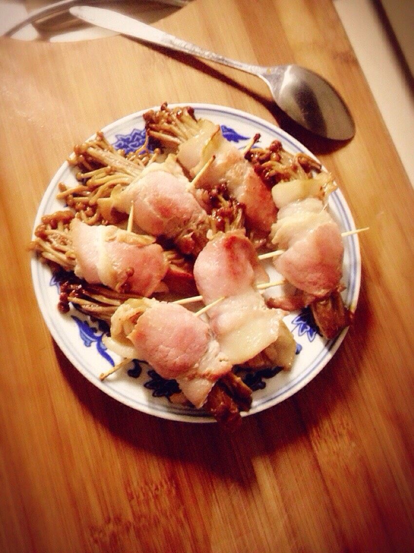 金针菇培根卷