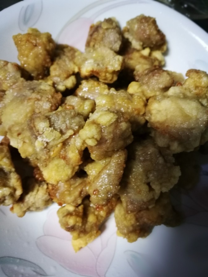 咕咾肉,第二次炸好的样子。