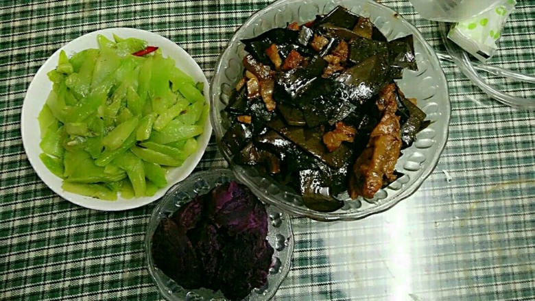 腊肉海带,👆