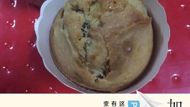 红糖玛芬蛋糕,成品图