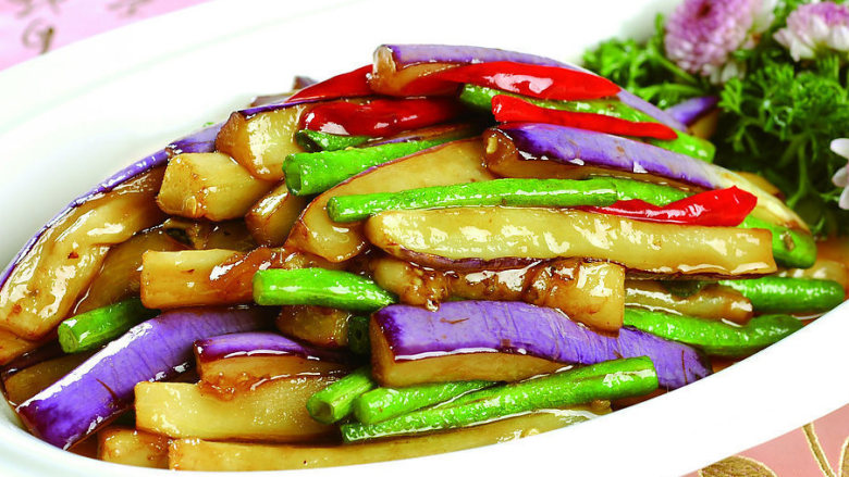 豆角烧茄子