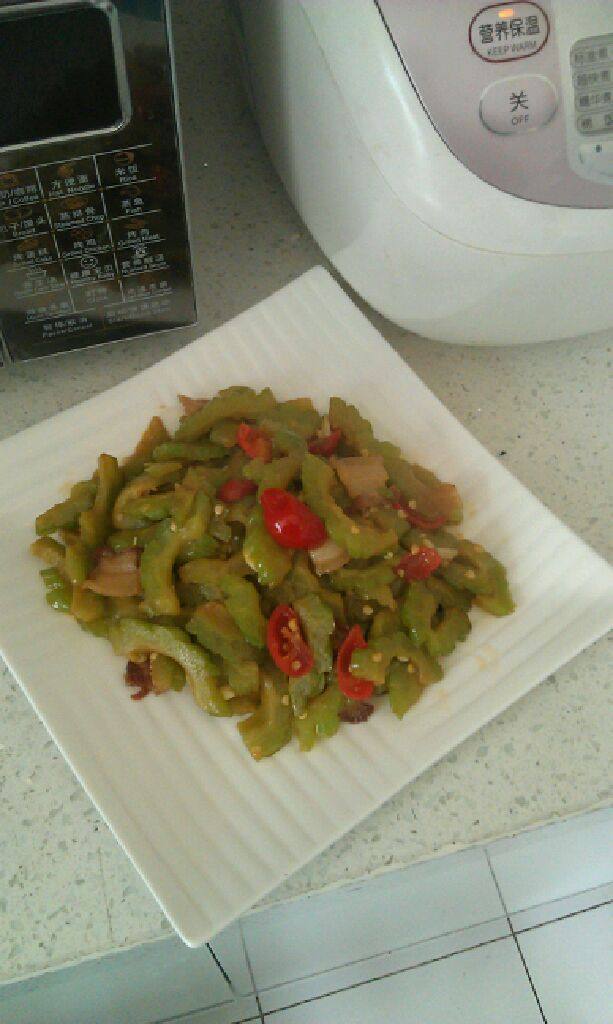 家常炒苦瓜