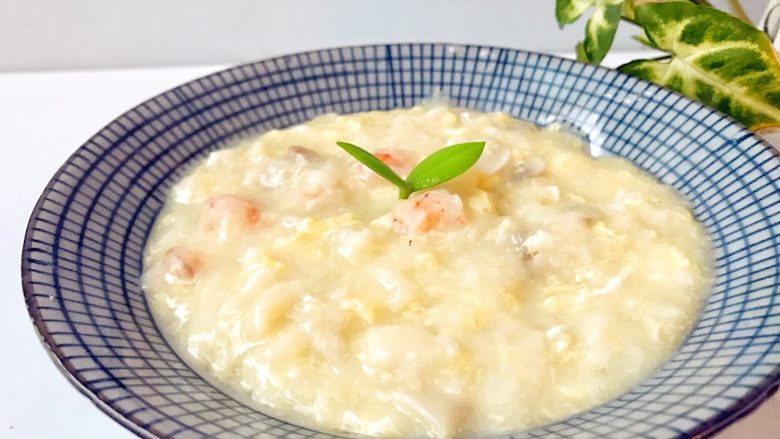 宝宝辅食:鲜虾平菇面疙瘩汤-10M ,搞定,宝宝我要开动喽!
