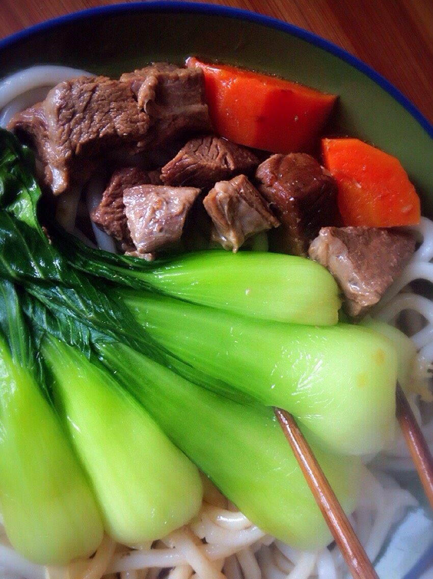自制牛腩面
