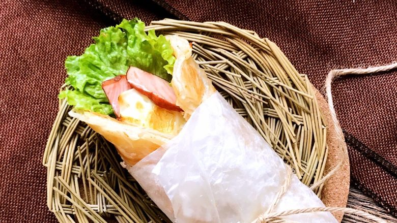 里脊蛋手抓饼,成品2