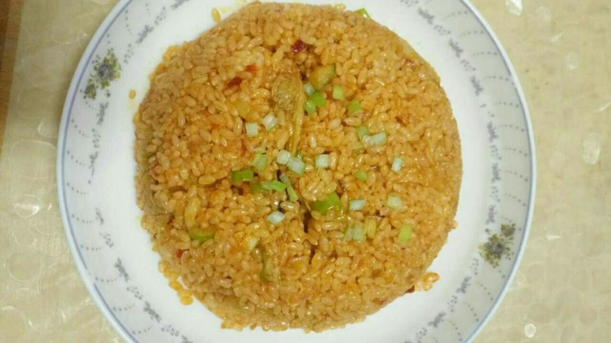 韩国辣白菜炒饭