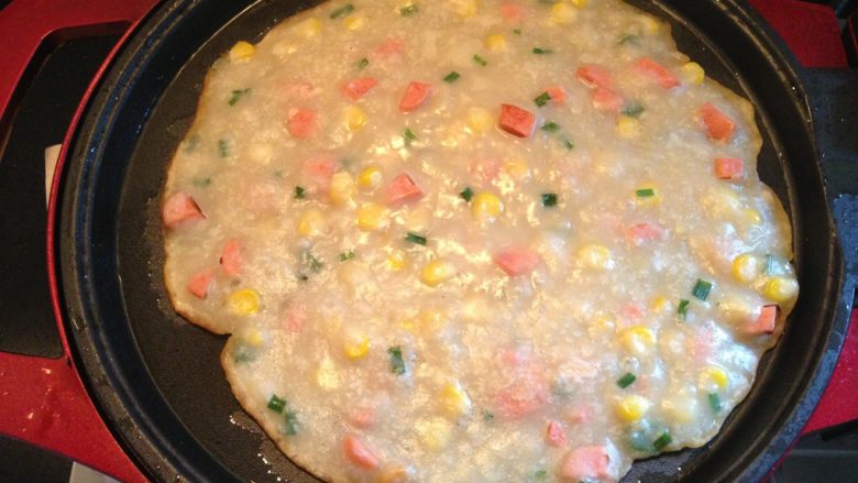玉米火腿肠煎饼