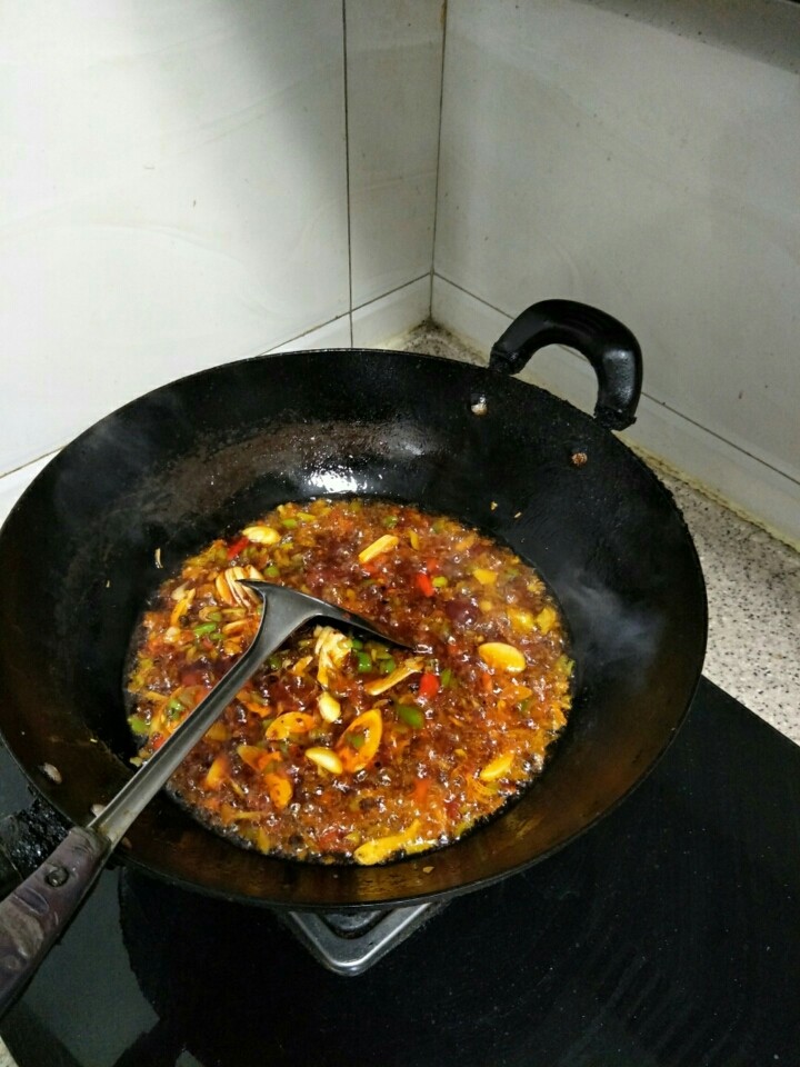 家常水煮鱼,快炒1分钟