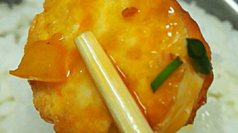 红烧日本豆腐,盛饭开吃吧