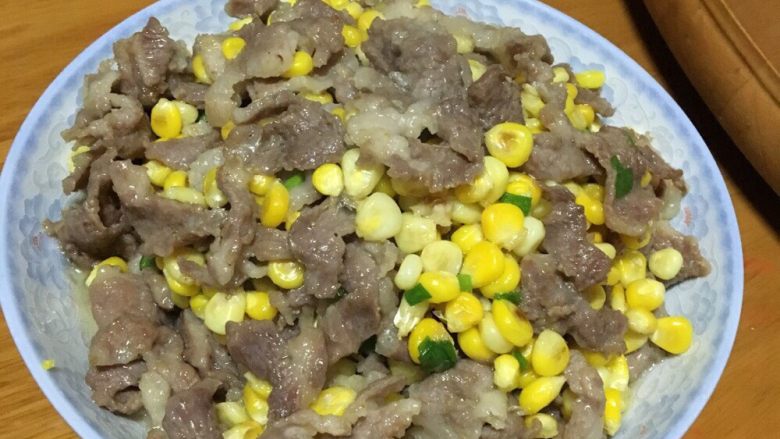 玉米炒猪肉