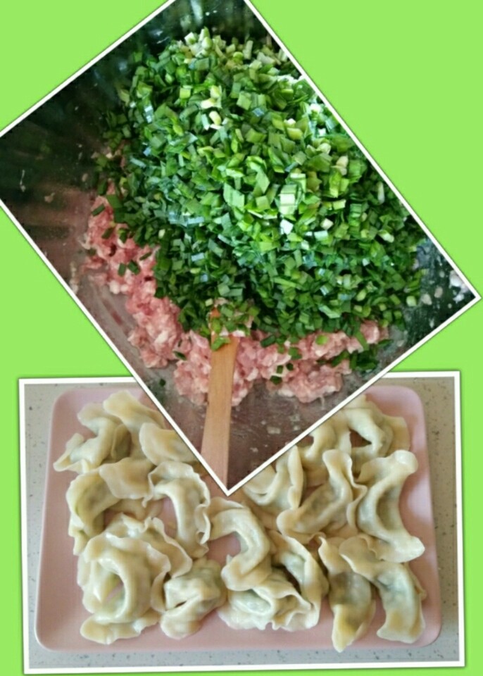 家常猪肉韭菜水饺