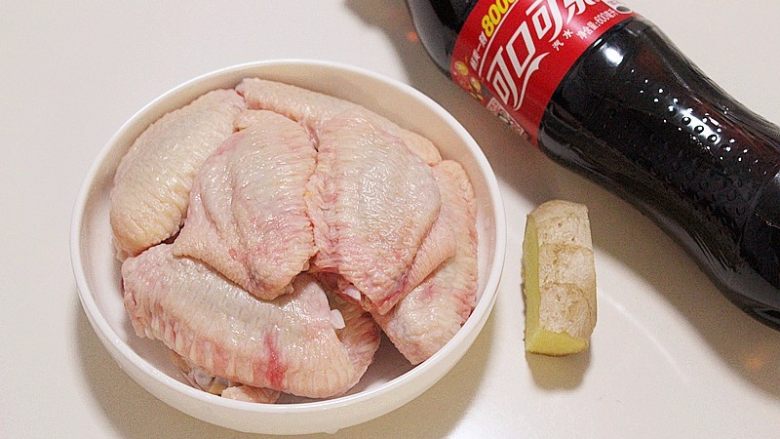 可乐鸡翅,食材。