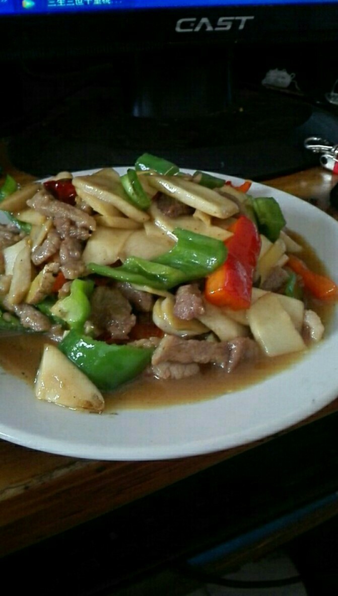 水煮肉片,在滑肉片