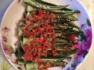 原汁原味的凉拌秋葵