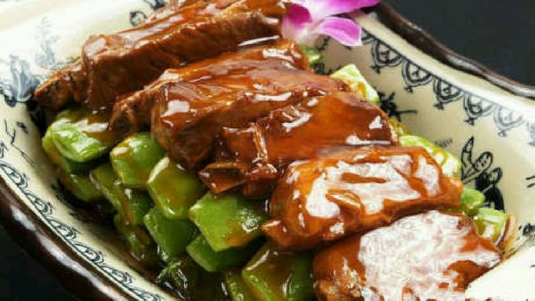 豆角炖排骨