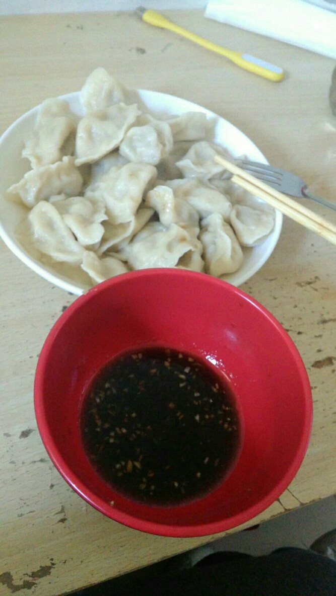 猪肉大葱饺子,和面，包饺子，OK!