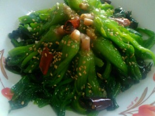 炝拌菠菜