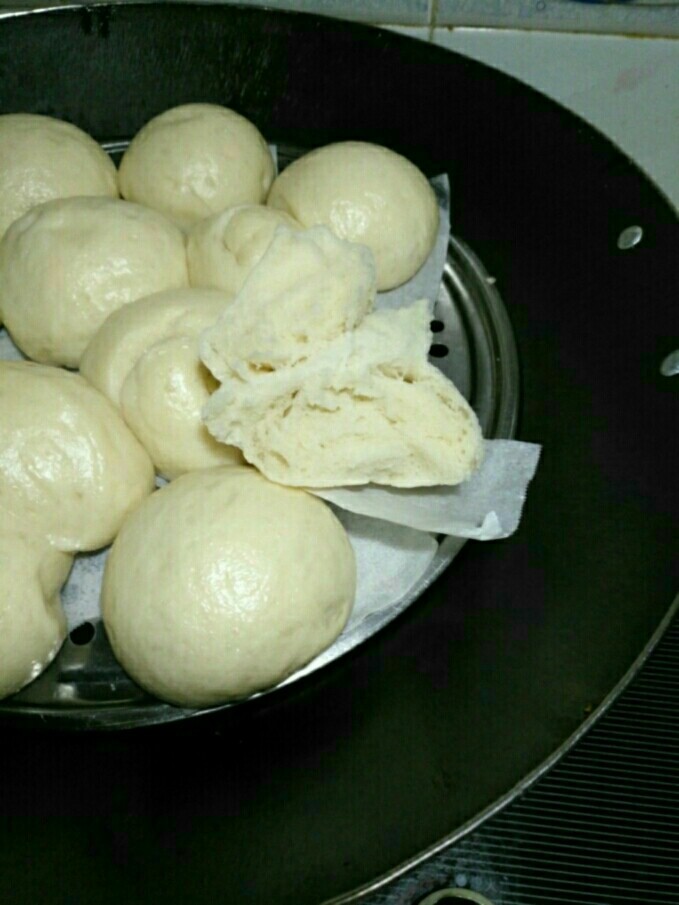 懒人快手馒头,这是我的作品,真的Q弹松软,原来的配方没有加盐和糖