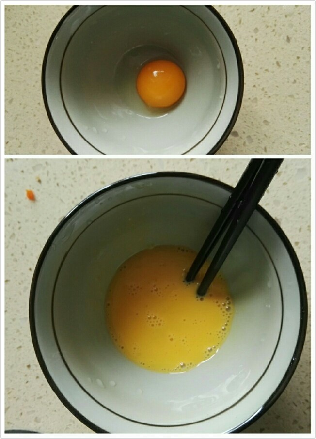 黄瓜滑蛋面配土豆饼,将鸡蛋去蛋清取黄，加入一比一的水，划散，可以加点柠檬汁去腥。加水可以使鸡蛋更嫩。