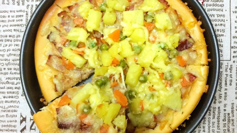 培根菠萝味披萨🍕
