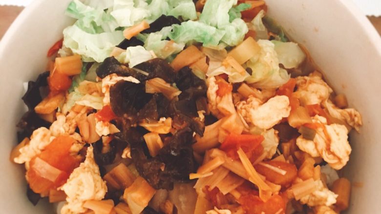 产后宜食 打卤面（素）