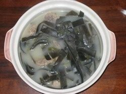 排骨海带烫