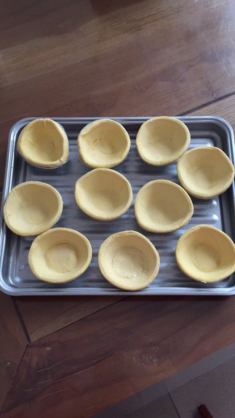 蛋挞！,解冻的蛋挞皮