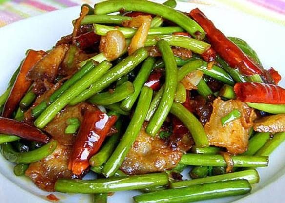 青蒜鱼片