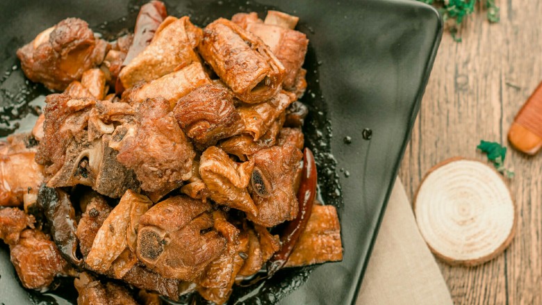 豆棒烧排骨