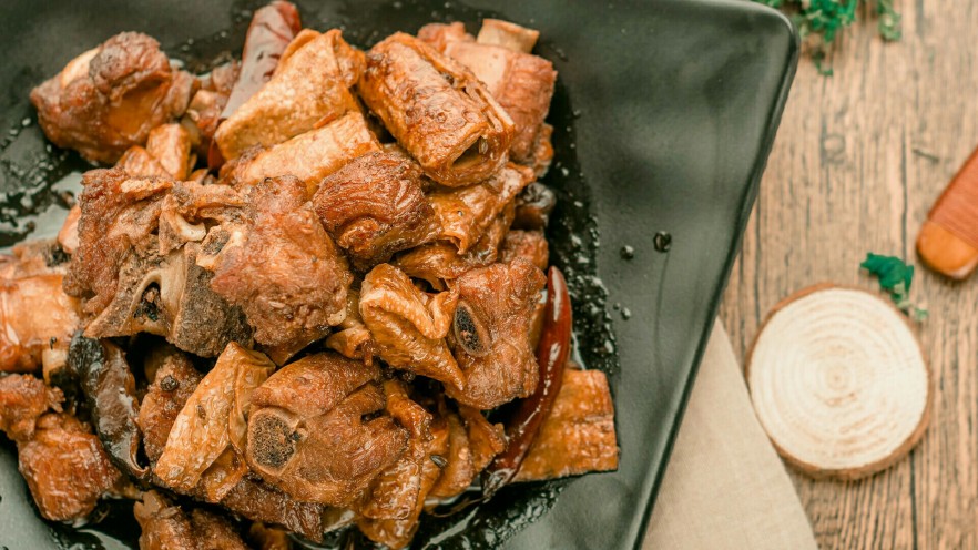 豆棒烧排骨