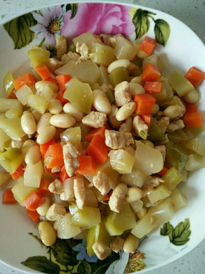 家常炒榨菜